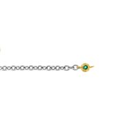 Bracciale Dédié in Titanio Smeraldo sintetico BRD2606 SM;925;GI